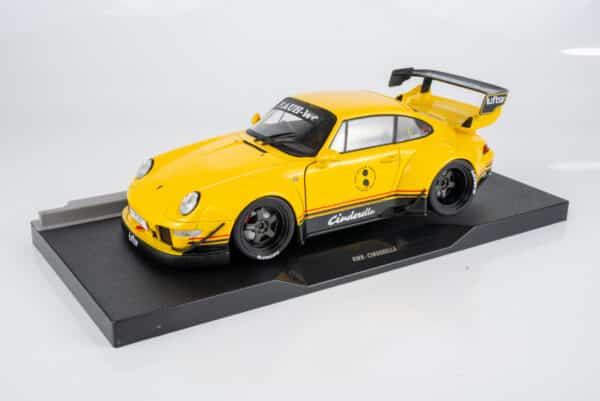 Solido 1:18 Porsche 911 (993) RWB Cinderella 2020 Yellow (S1808507) Diecast Model 11 Solido 1:18 Porsche 911 (993) RWB Cinderella 2020 Yellow (S1808507) Diecast Model
