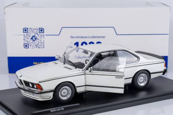 Solido 1:18 BMW 635 CSI (E24) Hartge White 1984 (S1810304) Diecast Model