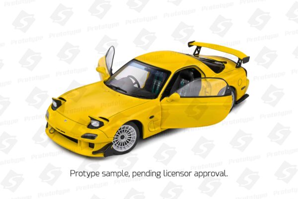1:18 Mazda RX7 FD RS Streetfighter Yellow 1994 Diecast Model - Solido 17 S1810603 FL T O