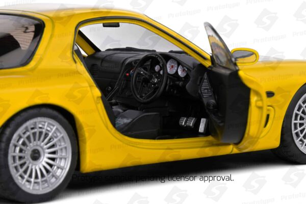 1:18 Mazda RX7 FD RS Streetfighter Yellow 1994 Diecast Model - Solido 20 S1810603 RR DSW O