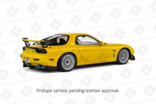 1:18 Mazda RX7 FD RS Streetfighter Yellow 1994 Diecast Model - Solido 12 S1810603 RR