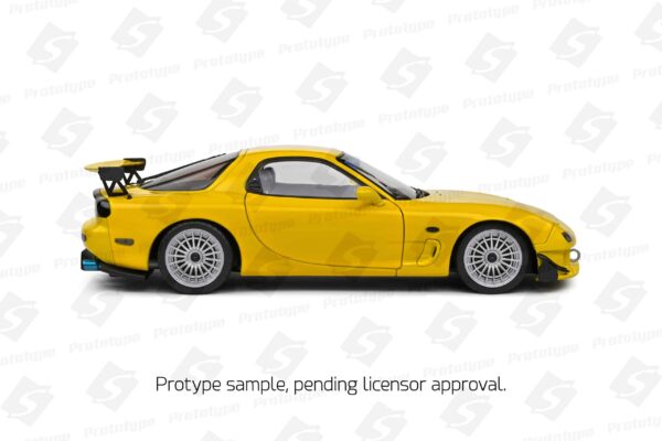 1:18 Mazda RX7 FD RS Streetfighter Yellow 1994 Diecast Model - Solido 14 S1810603 SR