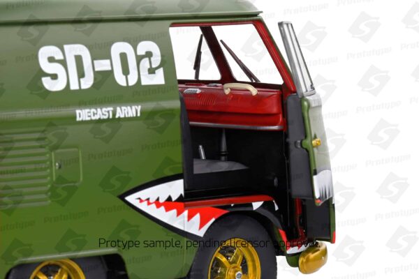 1:18 Kool Kombi Green 1950 Diecast Model - Solido 16 1:18 Kool Kombi Green 1950 Diecast Model - Solido