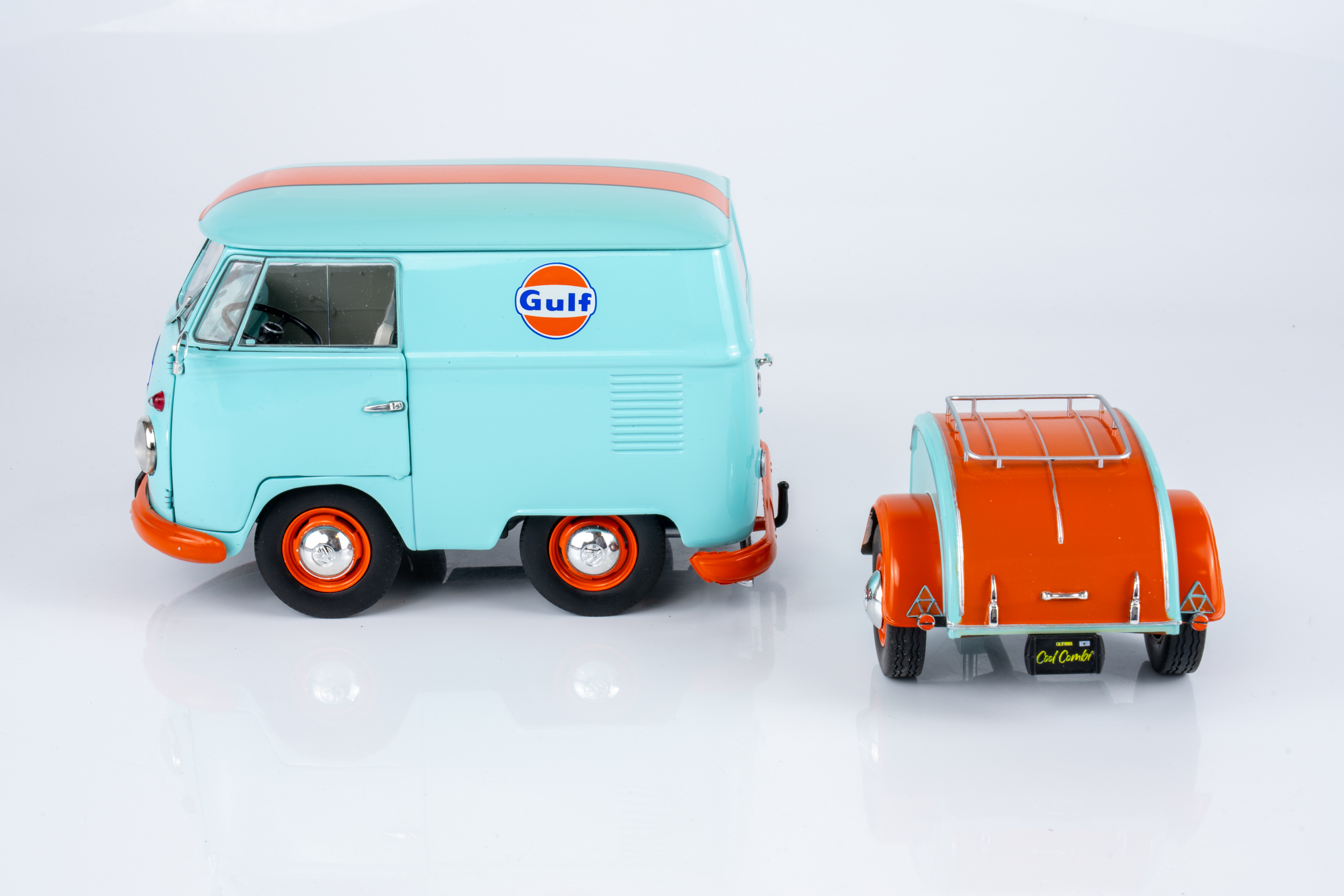 Solido 1:18 Volkswagen T1 Kool Kombi Gulf Livery 2024 (S1810908) Diecast Model 6 Solido 1:18 Volkswagen T1 Kool Kombi Gulf Livery 2024 (S1810908) Diecast Model - Image 6