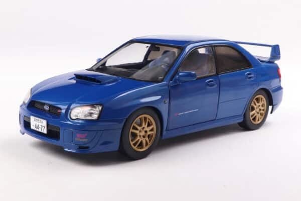 Subaru Impreza WRX STI Sonic Blue 2003 - 1:18 Scale Diecast Model by Solido