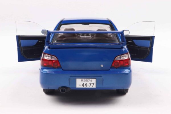 Subaru Impreza WRX STI Sonic Blue 2003 - 1:18 Scale Diecast Model by Solido 14 Subaru Impreza WRX STI Sonic Blue 2003 - 1:18 Scale Diecast Model by Solido