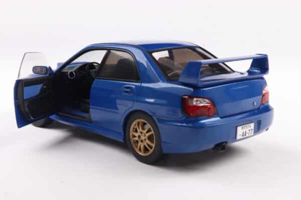 Subaru Impreza WRX STI Sonic Blue 2003 - 1:18 Scale Diecast Model by Solido - Image 8