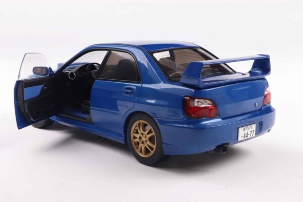 Subaru Impreza WRX STI Sonic Blue 2003 - 1:18 Scale Diecast Model by Solido 16 Subaru Impreza WRX STI Sonic Blue 2003 - 1:18 Scale Diecast Model by Solido