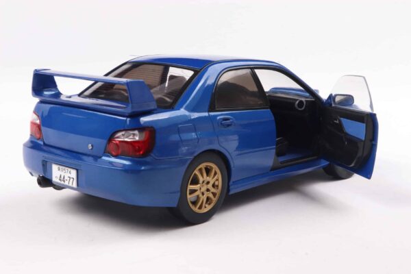 Subaru Impreza WRX STI Sonic Blue 2003 - 1:18 Scale Diecast Model by Solido 15 Subaru Impreza WRX STI Sonic Blue 2003 - 1:18 Scale Diecast Model by Solido