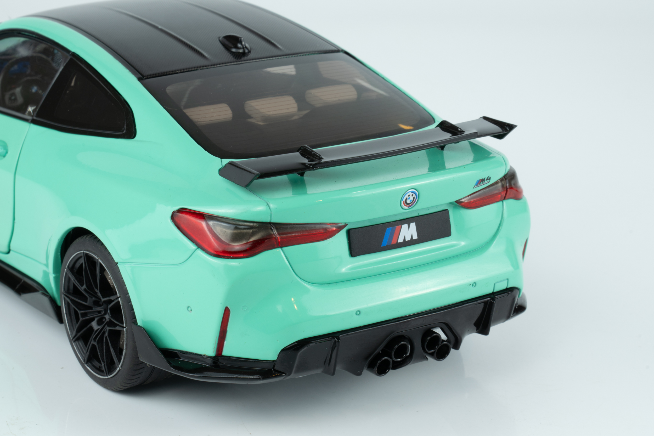 Solido 1:18 BMW M4 (G80) Competition Performance Parts Mint Green 2024 (S1814501) Diecast Model 6 Solido 1:18 BMW M4 (G80) Competition Performance Parts Mint Green 2024 (S1814501) Diecast Model - Image 6