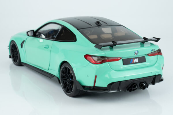 Solido 1:18 BMW M4 (G80) Competition Performance Parts Mint Green 2024 (S1814501) Diecast Model 16 Solido 1:18 BMW M4 (G80) Competition Performance Parts Mint Green 2024 (S1814501) Diecast Model