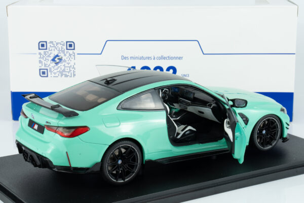 Solido 1:18 BMW M4 (G80) Competition Performance Parts Mint Green 2024 (S1814501) Diecast Model 10 Solido 1:18 BMW M4 (G80) Competition Performance Parts Mint Green 2024 (S1814501) Diecast Model