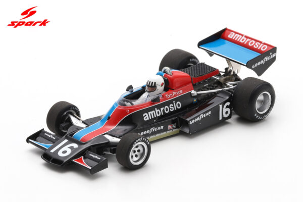 Spark 1:43 Shadow DN8 No.16 Brazil GP 1977 Tom Pryce (S3913) Resin Model