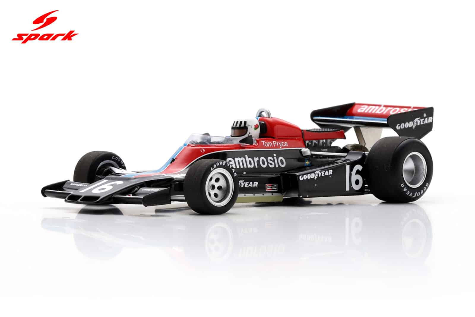 Spark 1:43 Shadow DN8 No.16 Brazil GP 1977 Tom Pryce (S3913) Resin