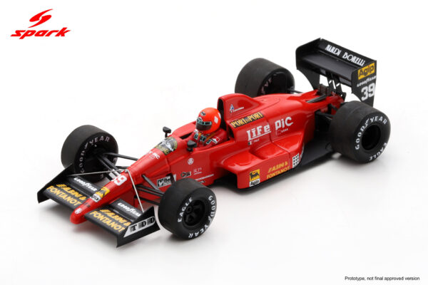 Spark 1:43 Life L190 No.39 Pre-practice Monaco GP 1990 Bruno Giacomelli (S3923) Resin Model