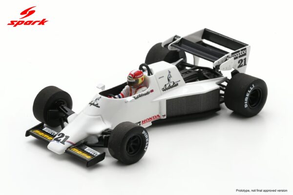 Spark 1:43 Spirit 201C No.21 Belgian GP 1984 Huub Rothengatter (S3928) Resin Model