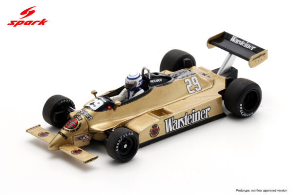 Spark 1:43 Arrows A3 No.29 Riccardo Patrese Argentine GP 1980 (S3989) Resin Model
