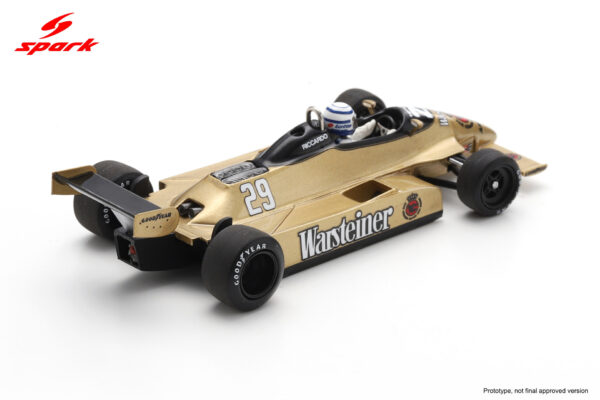 Spark 1:43 Arrows A3 No.29 Riccardo Patrese Argentine GP 1980 (S3989) Resin Model 4 Spark 1:43 Arrows A3 No.29 Riccardo Patrese Argentine GP 1980 (S3989) Resin Model