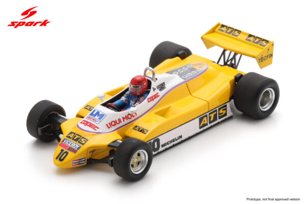 Spark 1:43 ATS D5 No.10 Monaco GP 1982 Eliseo Salazar (S4324) Resin Model
