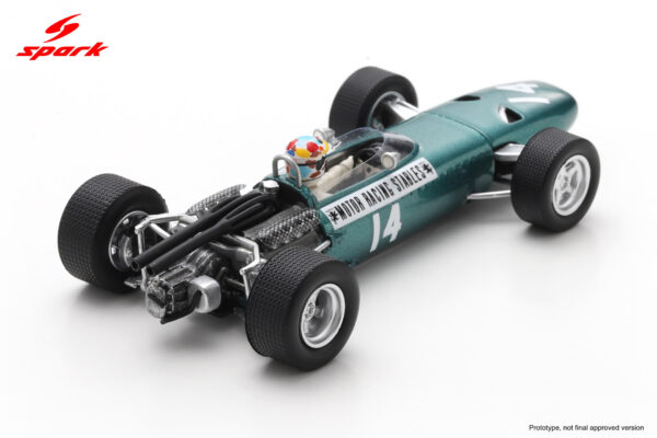 Alternative view of Spark 1:43 BRM P261 No.14 Tony Lanfranchi 5th Gold Cup 1968 (S5699) Resin Model