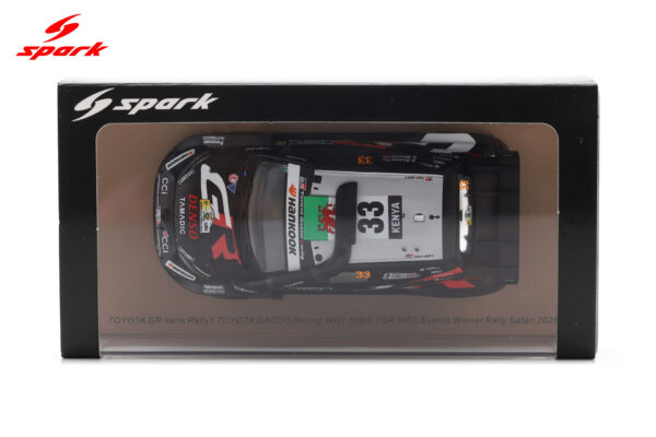 Spark 1:43 Toyota GR Yaris Rally1 No.33 Elfyn Evans Winner Safari Rally 2025 Toyota Gazoo Racing WRT (S6902) Resin Model 12 Spark 1:43 Toyota GR Yaris Rally1 No.33 Elfyn Evans Winner Safari Rally 2025 Toyota Gazoo Racing WRT (S6902) Resin Model