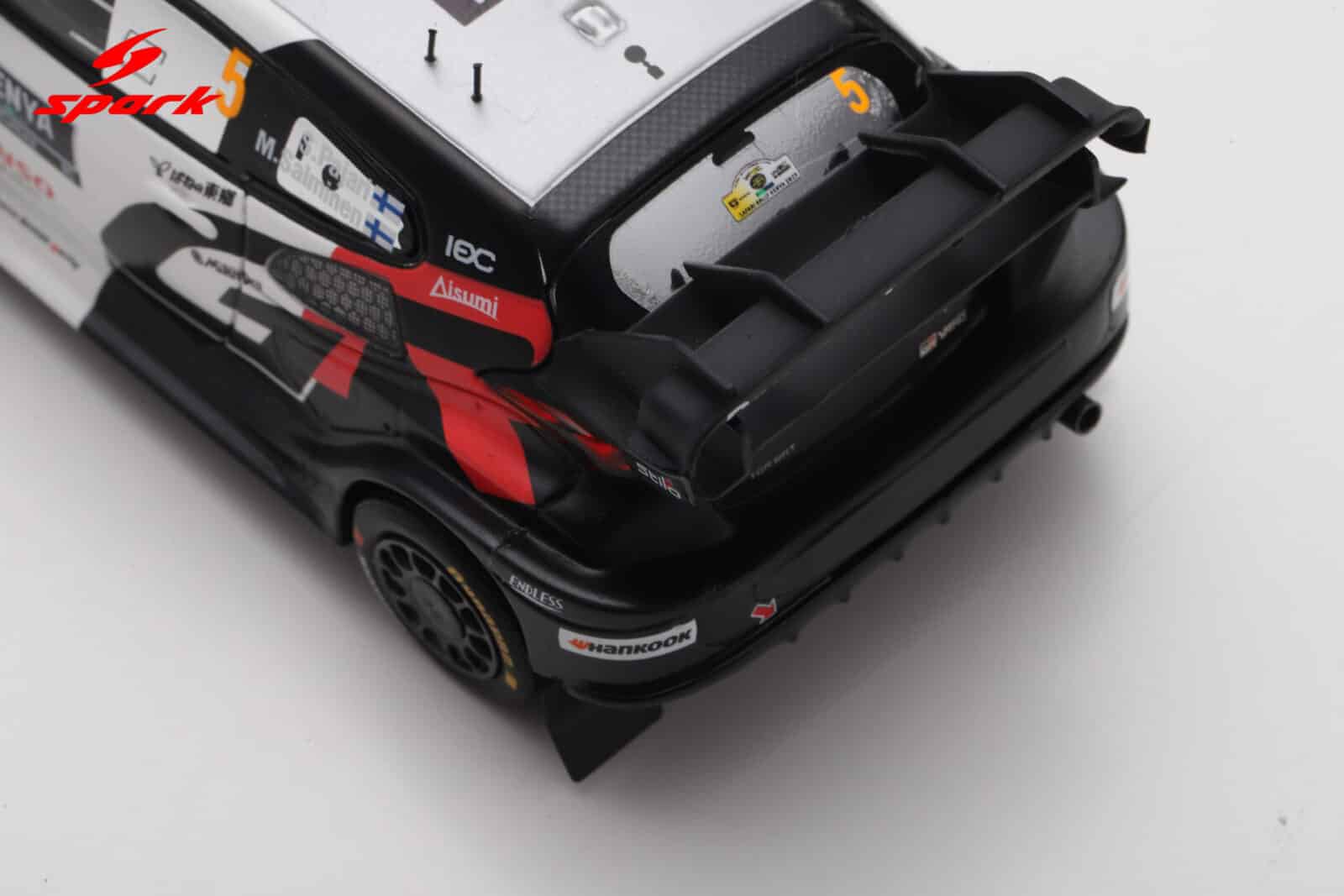 Spark 1:43 Toyota GR Yaris Rally1 No.5 Sami Pajari Safari Rally