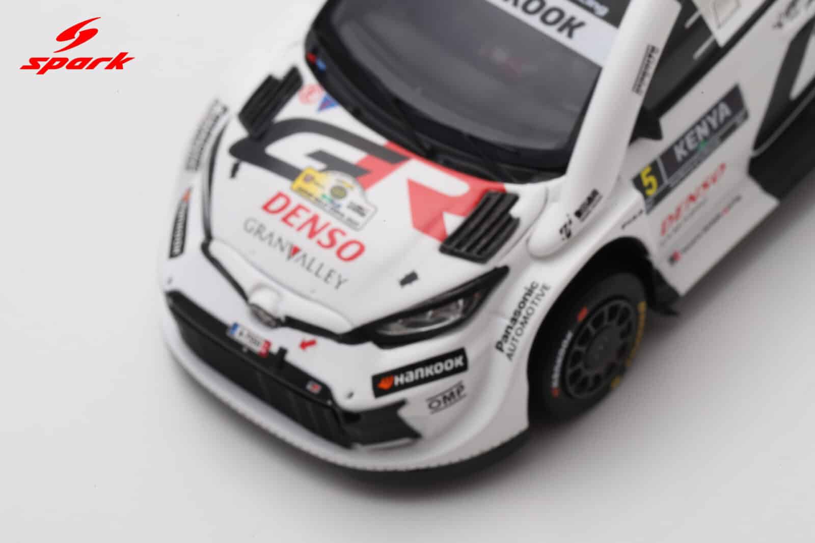 Spark 1:43 Toyota GR Yaris Rally1 No.5 Sami Pajari Safari Rally