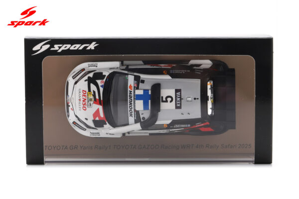 Spark 1:43 Toyota GR Yaris Rally1 No.5 Sami Pajari Safari Rally 2025 Toyota Gazoo Racing WRT (S6903) Resin Model 13 Spark 1:43 Toyota GR Yaris Rally1 No.5 Sami Pajari Safari Rally 2025 Toyota Gazoo Racing WRT (S6903) Resin Model