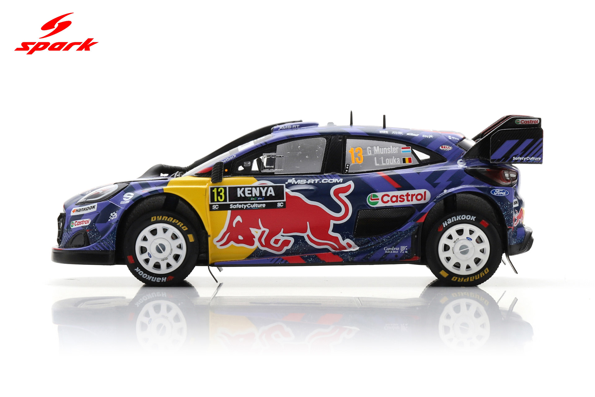 Spark 1:43 Ford Puma Rally1 No.13 Gregoire Munster M-Sport 5th Rally Safari Kenya 2025 (S6904) Resin Model 4 Spark 1:43 Ford Puma Rally1 No.13 Gregoire Munster M-Sport 5th Rally Safari Kenya 2025 (S6904) Resin Model - Image 4