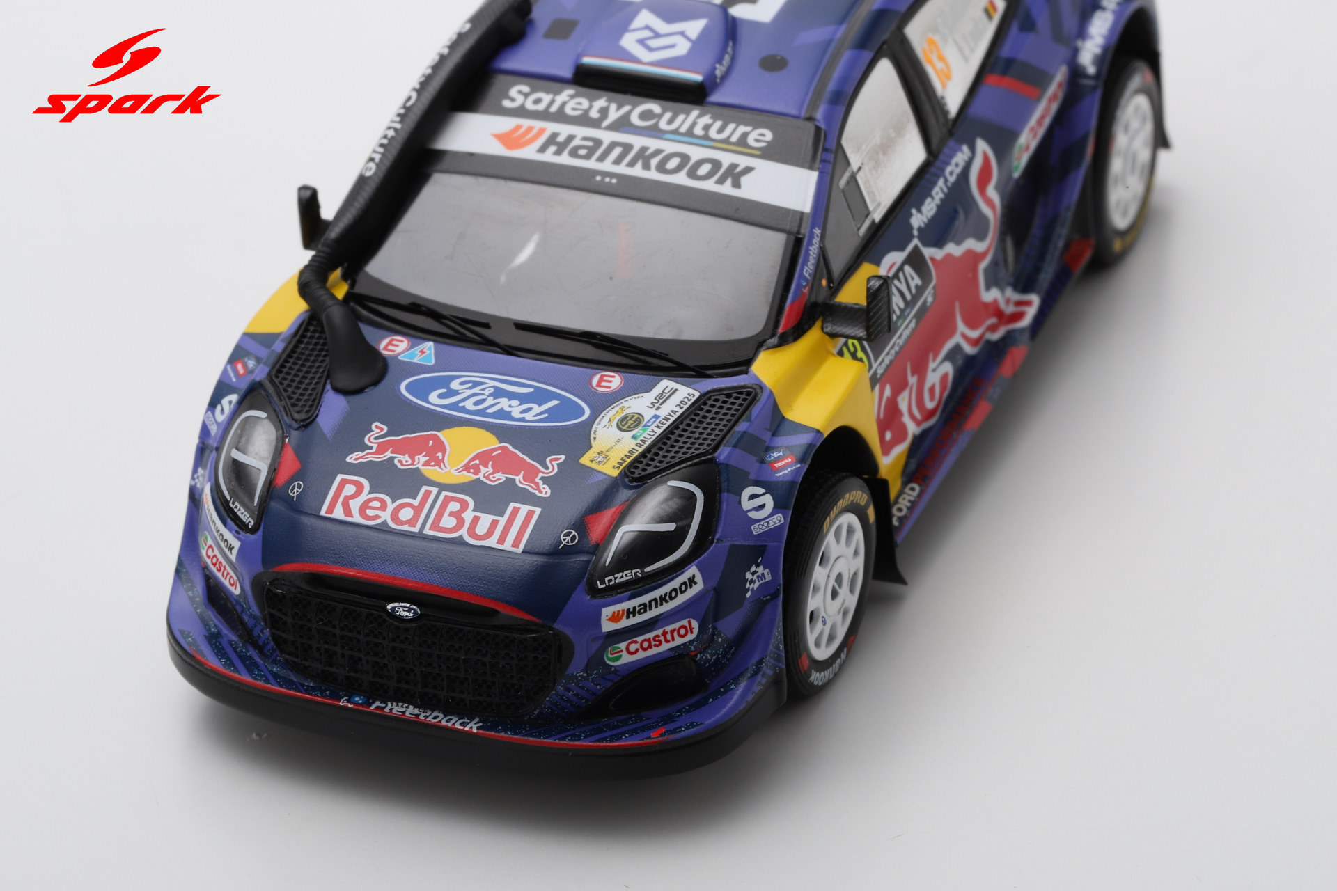 Spark 1:43 Ford Puma Rally1 No.13 Gregoire Munster M-Sport 5th Rally Safari Kenya 2025 (S6904) Resin Model 6 Spark 1:43 Ford Puma Rally1 No.13 Gregoire Munster M-Sport 5th Rally Safari Kenya 2025 (S6904) Resin Model - Image 6