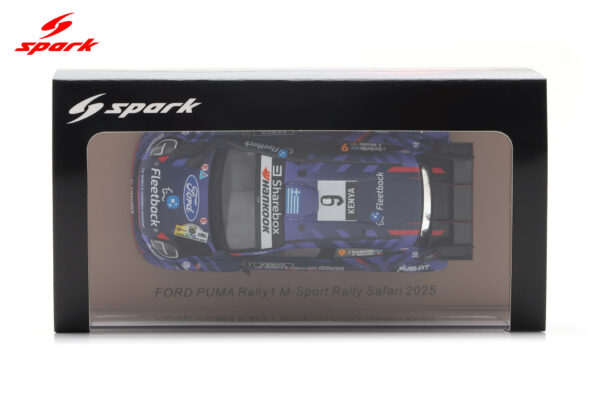 Spark 1:43 Ford Puma Rally1 No.9 Jourdan Serderedis M-Sport Rally Safari Kenya 2025 (S6905) Resin Model 12 Spark 1:43 Ford Puma Rally1 No.9 Jourdan Serderedis M-Sport Rally Safari Kenya 2025 (S6905) Resin Model