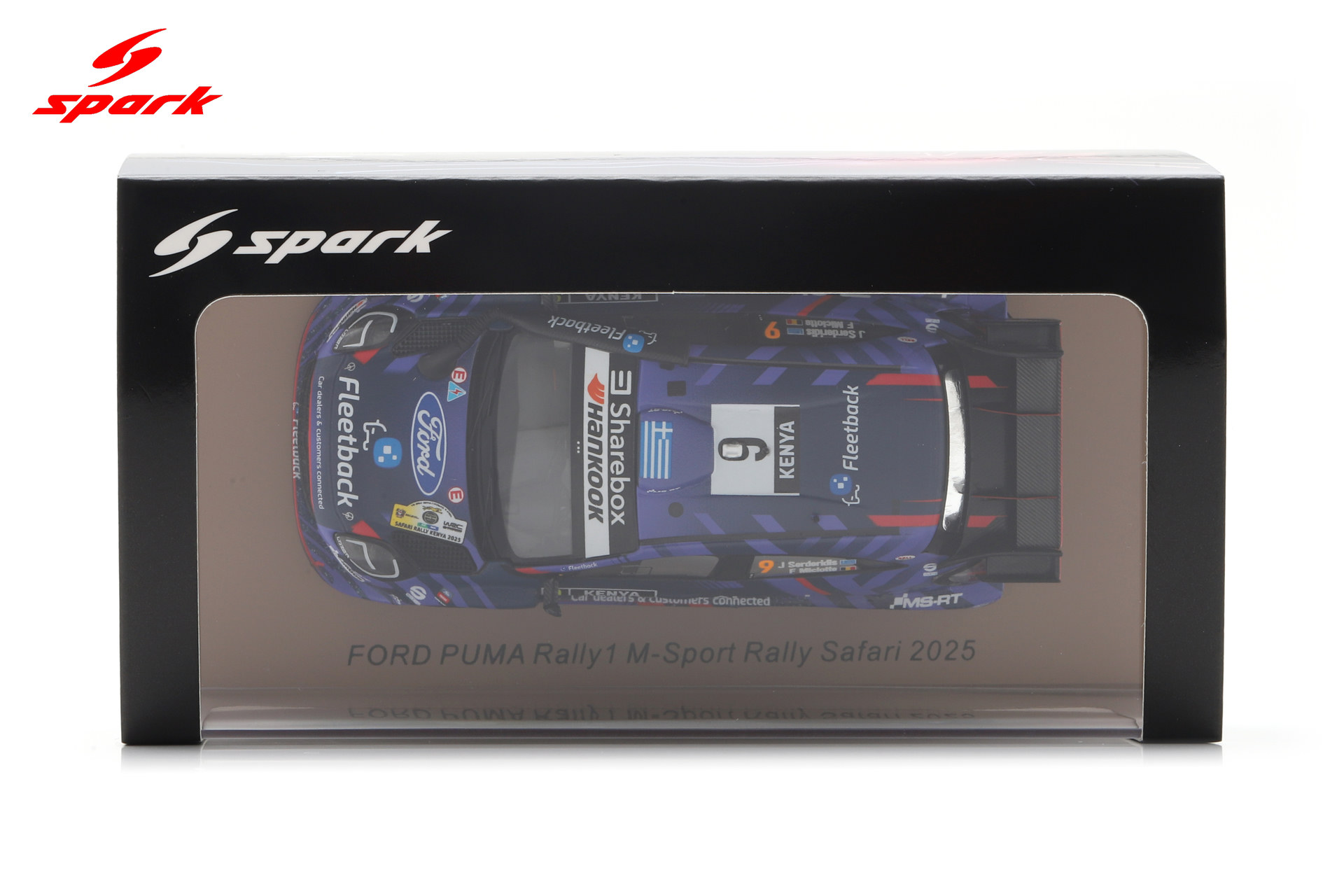 Spark 1:43 Ford Puma Rally1 No.9 Jourdan Serderedis M-Sport Rally Safari Kenya 2025 (S6905) Resin Model 4 Spark 1:43 Ford Puma Rally1 No.9 Jourdan Serderedis M-Sport Rally Safari Kenya 2025 (S6905) Resin Model - Image 4