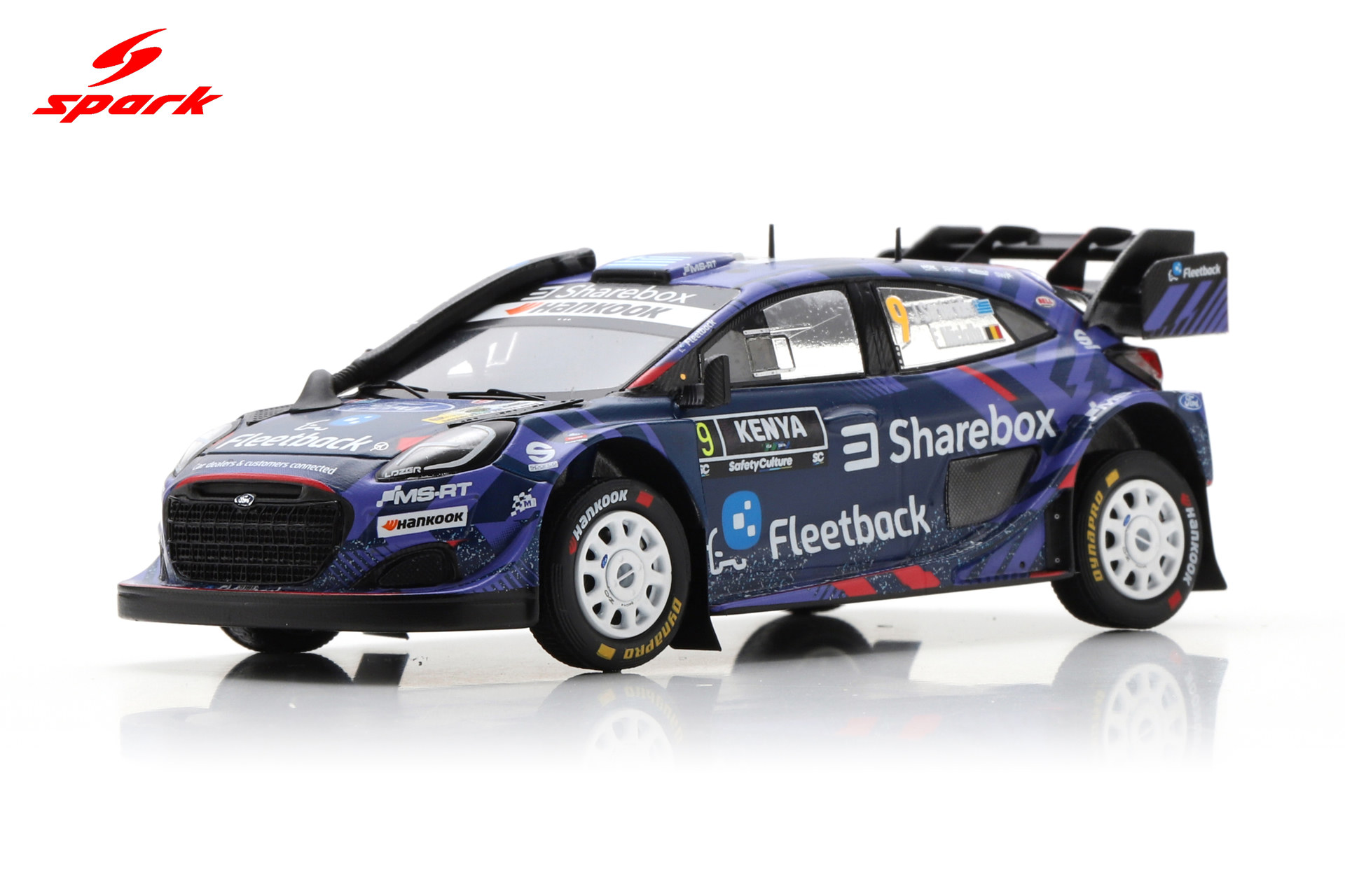 Spark 1:43 Ford Puma Rally1 No.9 Jourdan Serderedis M-Sport Rally Safari Kenya 2025 (S6905) Resin Model 8 Spark 1:43 Ford Puma Rally1 No.9 Jourdan Serderedis M-Sport Rally Safari Kenya 2025 (S6905) Resin Model - Image 8