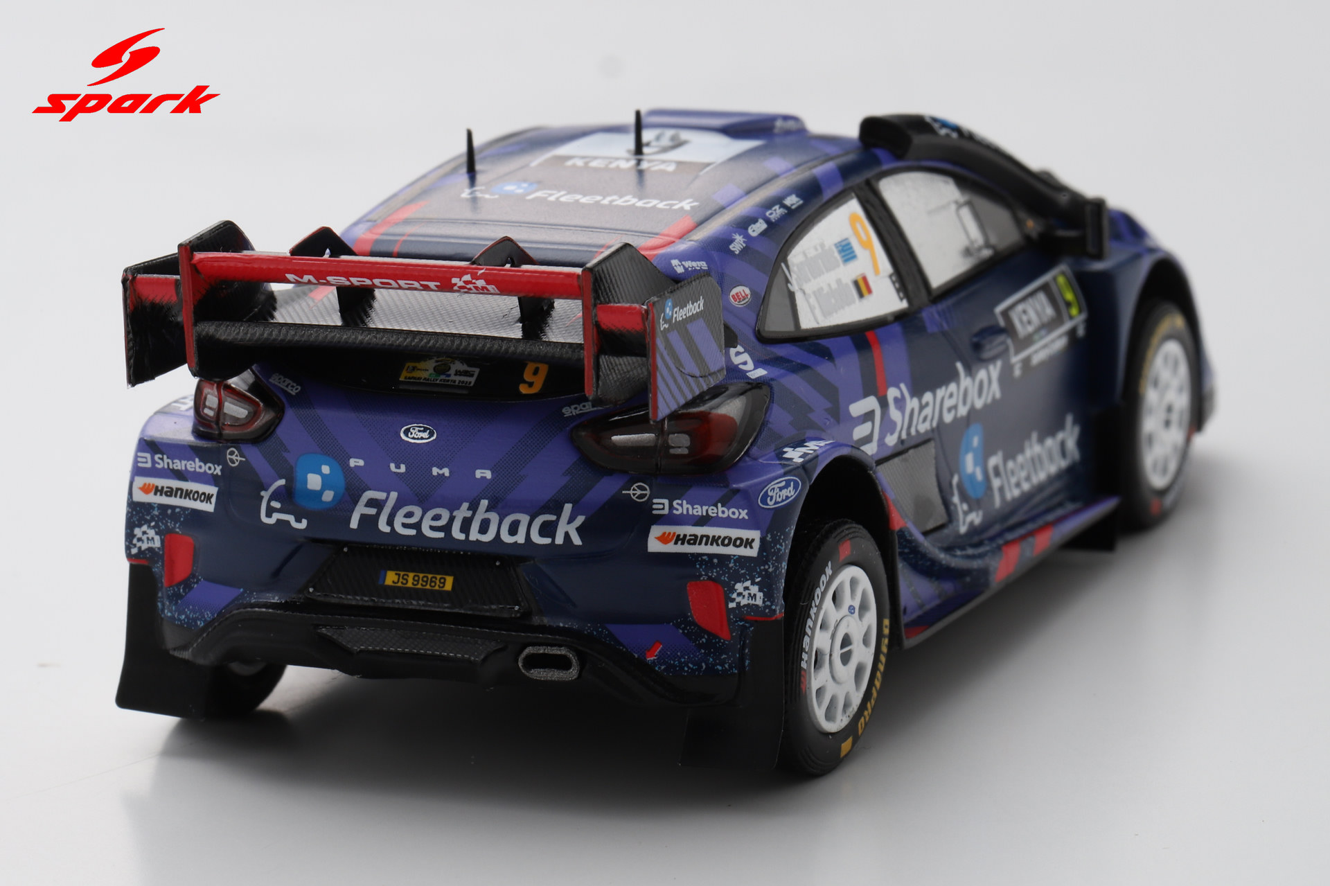 Spark 1:43 Ford Puma Rally1 No.9 Jourdan Serderedis M-Sport Rally Safari Kenya 2025 (S6905) Resin Model 9 Spark 1:43 Ford Puma Rally1 No.9 Jourdan Serderedis M-Sport Rally Safari Kenya 2025 (S6905) Resin Model - Image 9