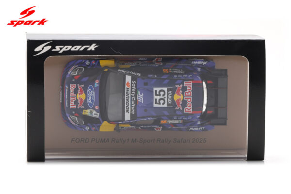 Spark 1:43 Ford Puma Rally1 No.55 Josh McErlean M-Sport Rally Safari Kenya 2025 (S6906) Resin Model 17 Spark 1:43 Ford Puma Rally1 No.55 Josh McErlean M-Sport Rally Safari Kenya 2025 (S6906) Resin Model