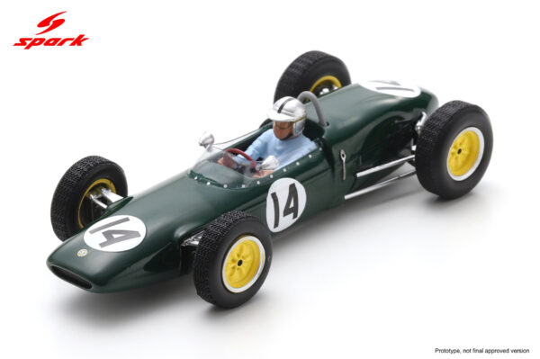 Spark 1:43 Lotus 21 No.14 Emie Pieterse South African GP 1962 (S7137) Resin Model