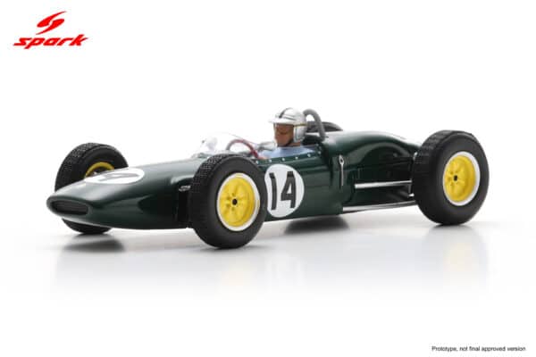 Spark 1:43 Lotus 21 No.14 Emie Pieterse South African GP 1962 (S7137) Resin Model 5 Spark 1:43 Lotus 21 No.14 Emie Pieterse South African GP 1962 (S7137) Resin Model