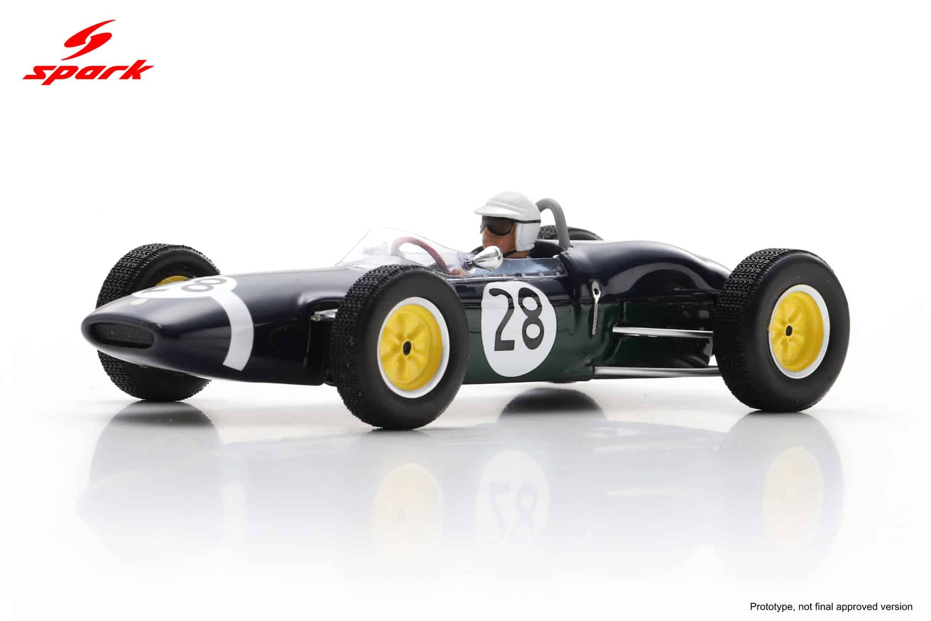 Spark 1:43 Lotus 21 No.28 Stirling Moss Italian GP 1961 (S7279) Resin Model 3 Spark 1:43 Lotus 21 No.28 Stirling Moss Italian GP 1961 (S7279) Resin Model - Image 3