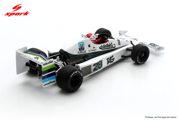 Alternative view of Spark 1:43 Williams FW06 No.28 Argentina GP 1979 Carlo Regazzoni (S7497) Resin Model