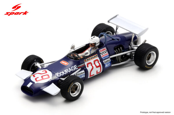 Spark 1:43 Brabham BT30 No.29 6th German GP 1969 Richard Attwood (S8306) Resin Model