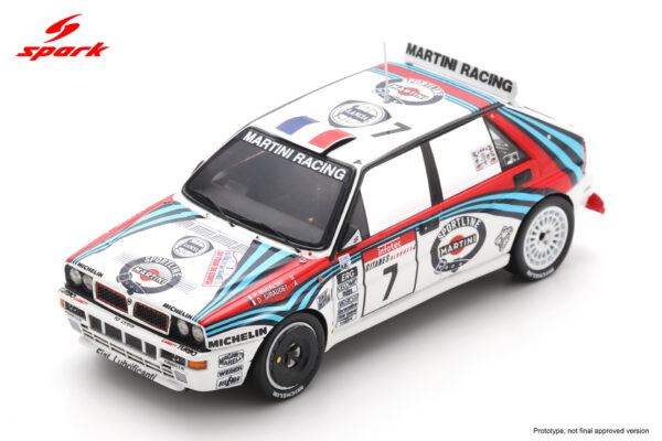 Spark 1:43 Lancia Delta HF Integrale EVO No.7 Philippe Bugalski 3rd Tour de Corse 1992 (S9018) Resin Model