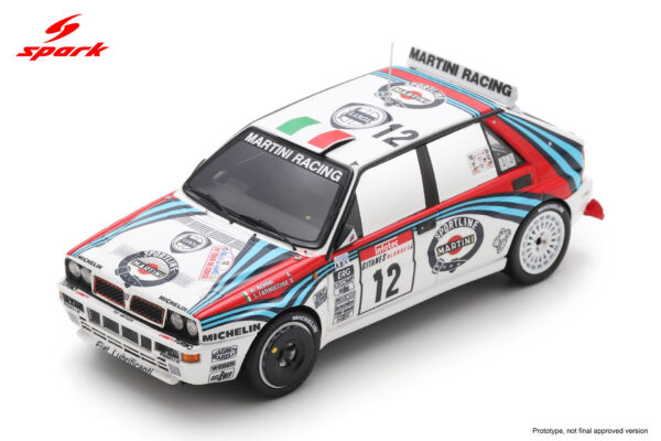 Spark 1:43 Lancia Delta HF Integrale EVO No.12 Andrea Aghini Tour de Corse 1992 (S9019) Resin Model