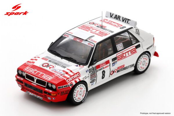 Spark 1:43 Lancia Delta HF Integrale EVO No.8 Piero Liatti Tour de Corse 1992 (S9020) Resin Model