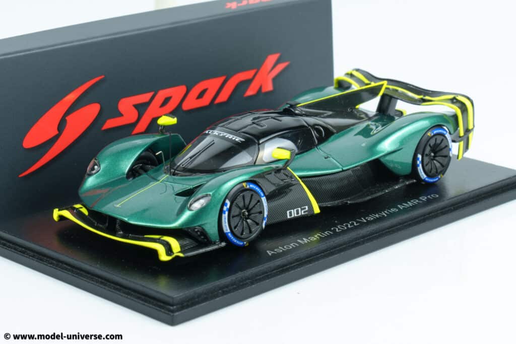 Spark Announces Several Aston Martin Models Including the Valkyrie Pro and Valiant 4 Spark - 1:43 Aston Martin Valkyrie AMR Pro 2022 Green - Resin Model