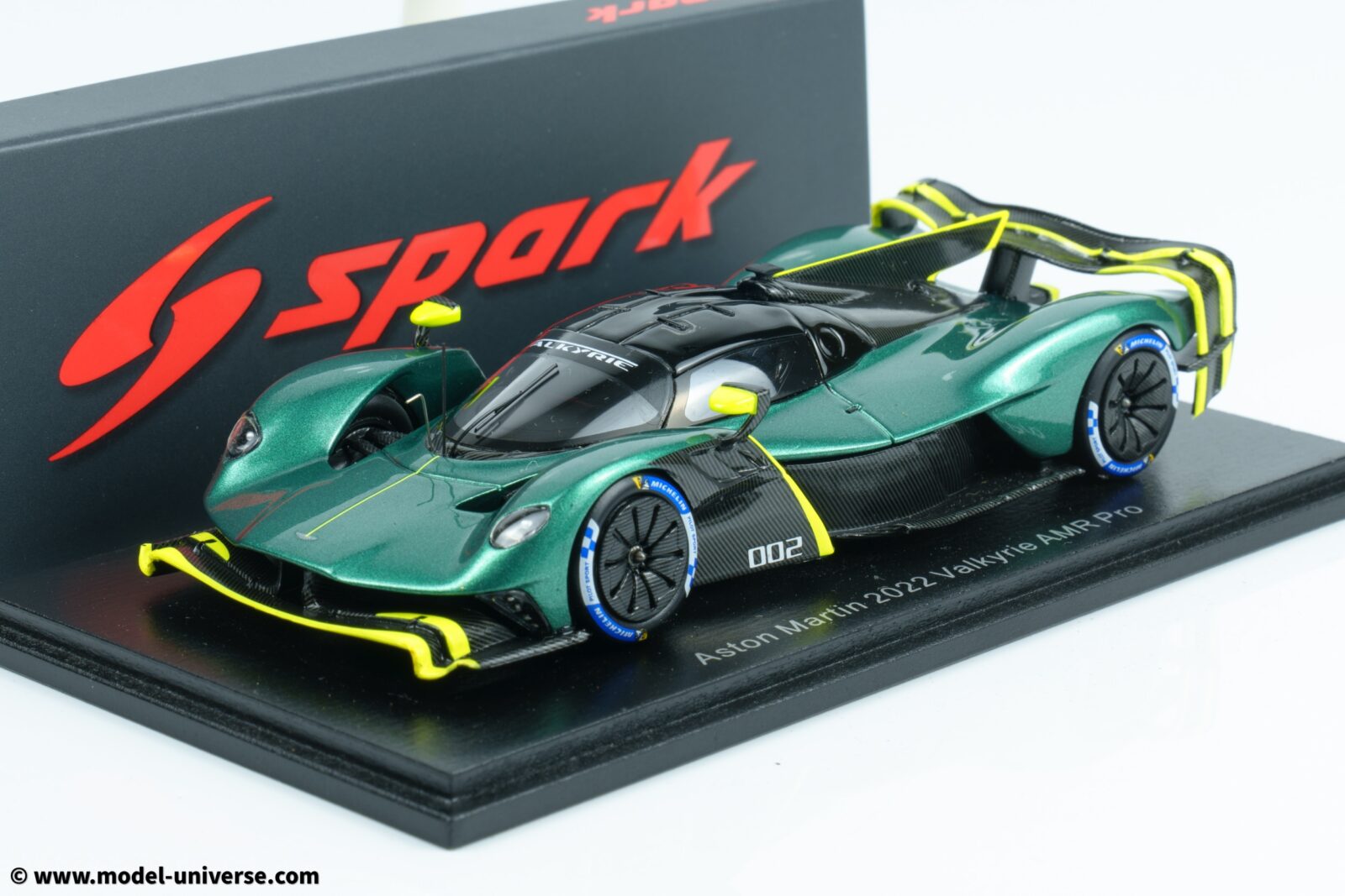 Spark Announces Several Aston Martin Models Including the Valkyrie Pro and Valiant 4 Spark - 1:43 Aston Martin Valkyrie AMR Pro 2022 Green - Resin Model