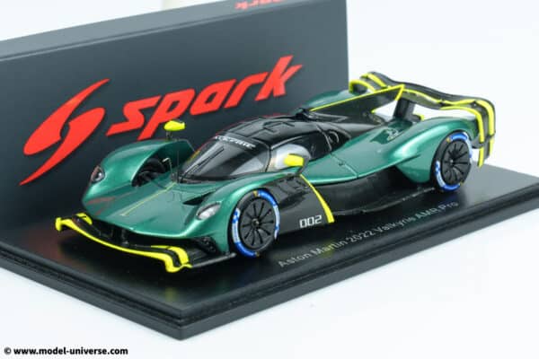 Spark - 1:43 Aston Martin Valkyrie AMR Pro 2022 Green - Resin Model