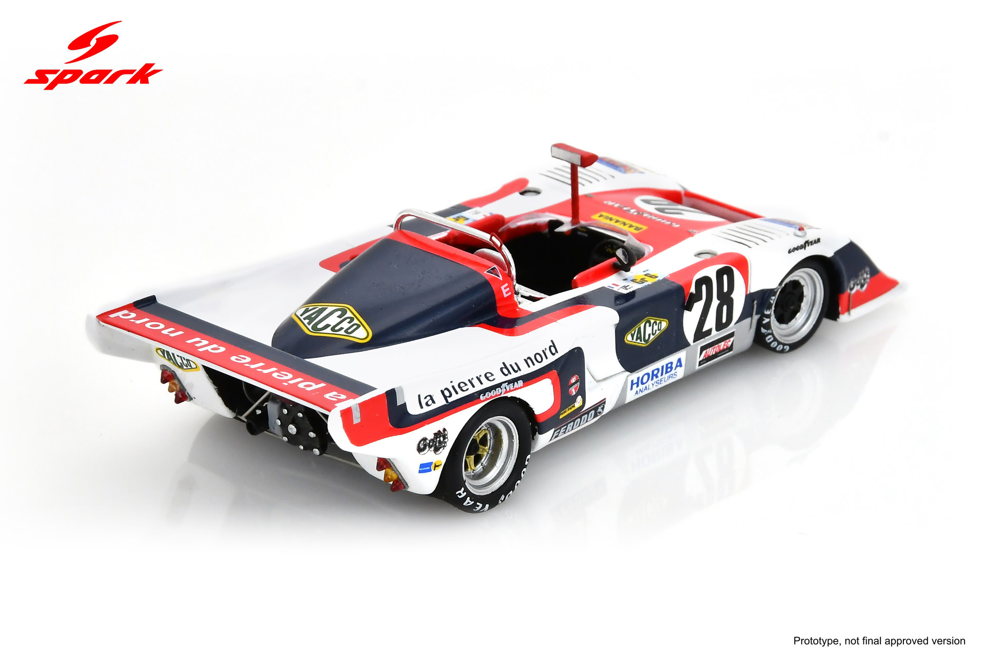 Spark 1:43 Chevron B36 No.28 Le Mans 24h 1979 Nick Adams, Nick Faure, Ian Harrower (S9416) Resin Model 2 Spark 1:43 Chevron B36 No.28 Le Mans 24h 1979 Nick Adams, Nick Faure, Ian Harrower (S9416) Resin Model - Image 2