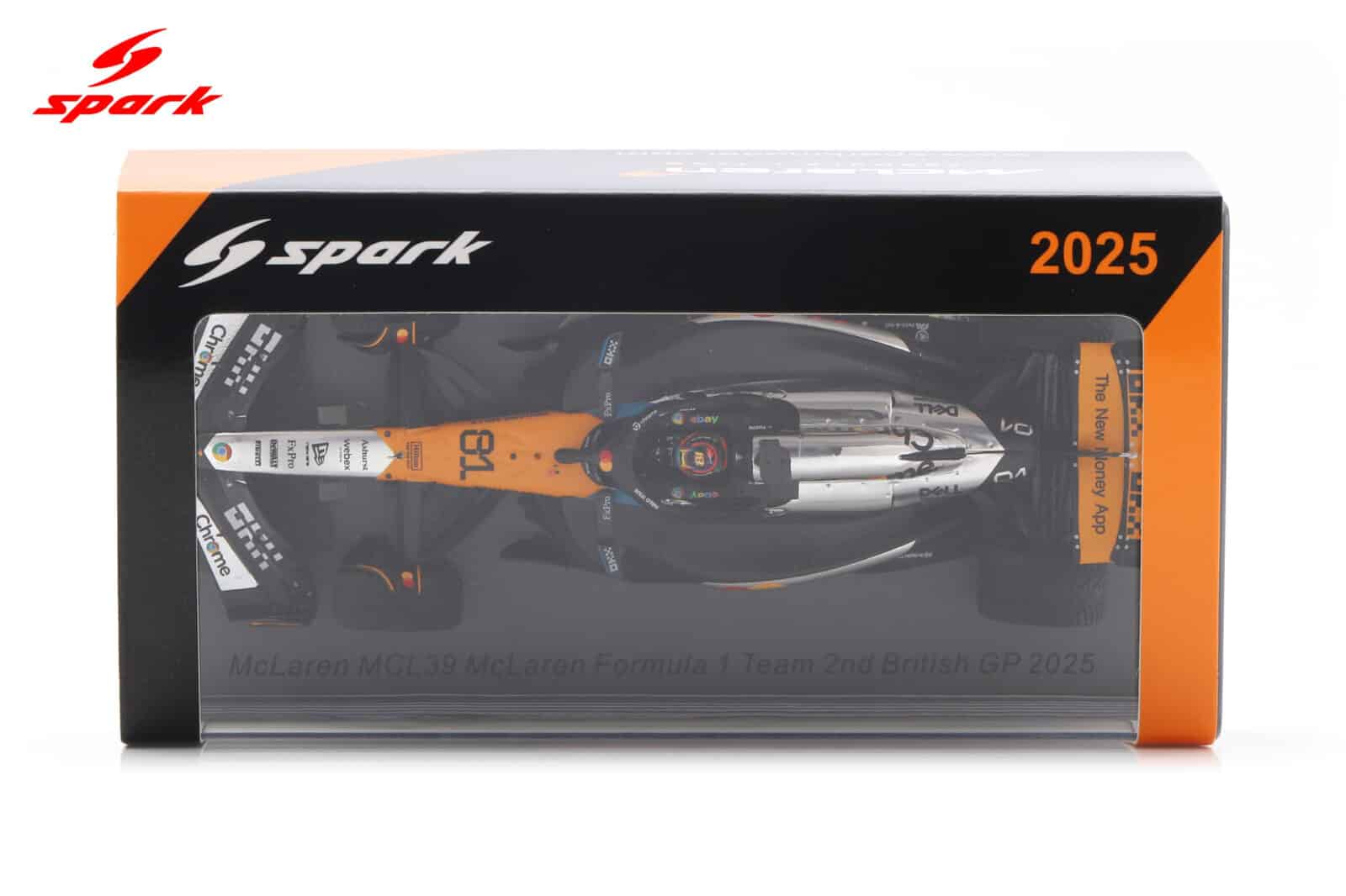 Spark 1:43 McLaren MCL39 No.81 Oscar Piastri 2nd British GP 2025