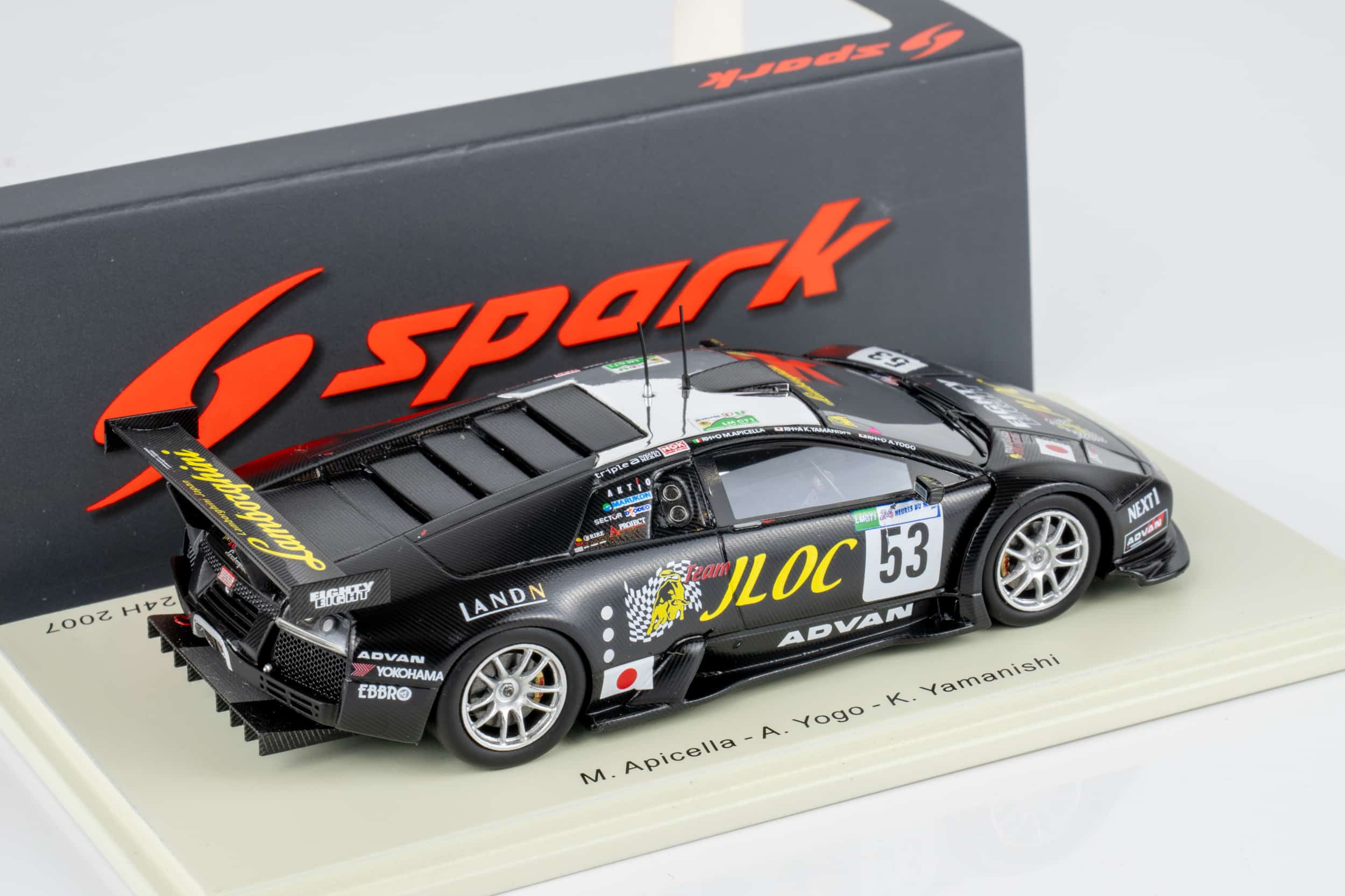 Spark 1:43 Lamborghini Murcielago R-GT No.53 Le Mans 24H 2006 Koji Yamigiwa, Yasutaka Hinoi, Masahiro Kimoto (S9601) Resin Model 2 Spark 1:43 Lamborghini Murcielago R-GT No.53 Le Mans 24H 2006 Koji Yamigiwa, Yasutaka Hinoi, Masahiro Kimoto (S9601) Resin Model - Image 2