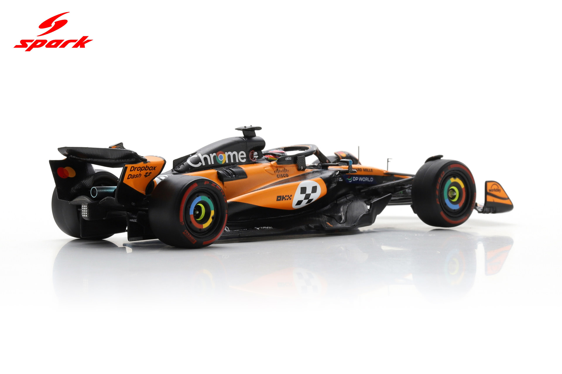 Spark 1:43 McLaren MCL39 No.81 Oscar Piastri Winner Spanish GP 2025 (S9621) Resin Model 3 Spark 1:43 McLaren MCL39 No.81 Oscar Piastri Winner Spanish GP 2025 (S9621) Resin Model - Image 3